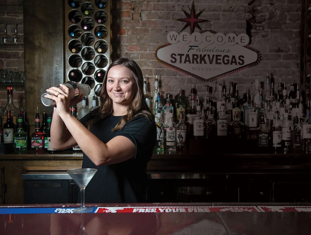 State Theatre bartender Kristen Garrard likes experimenting with flavors